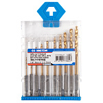 Набор сверл по металлу HSS Tin 1,5-5,0 мм, с шестигранным хвостовиком, 10 предметов KING TONY 11101SQ купить по цене 1&nbsp;410 ₽ в интернет магазине ТЕХСАД