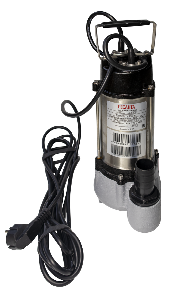 Фекальный насос Ресанта НФ-9000 купить по цене 10&nbsp;390 ₽ в интернет магазине ТЕХСАД