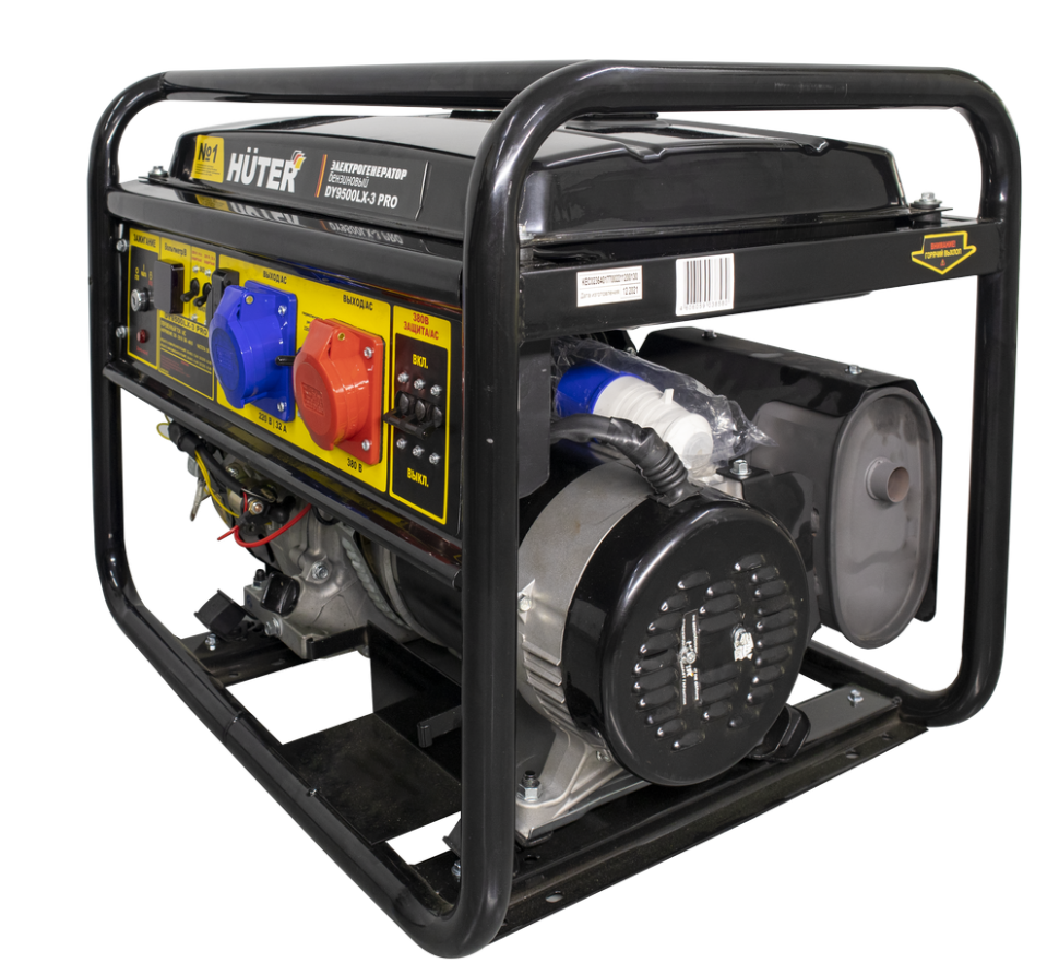 Электрогенератор Huter DY9500LX-3 PRO купить по цене 85&nbsp;990 ₽ в интернет магазине ТЕХСАД