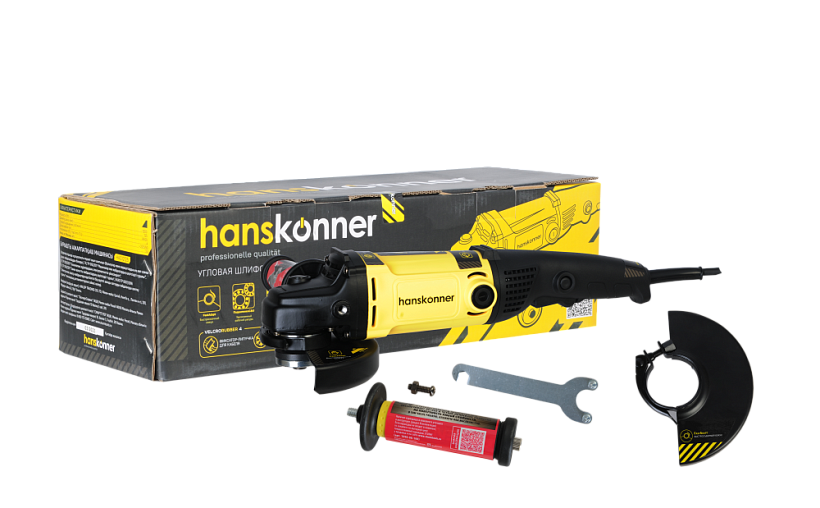 Болгарка (УШМ) Hanskonner HAG12125 купить по цене 7&nbsp;650 ₽ в интернет магазине ТЕХСАД