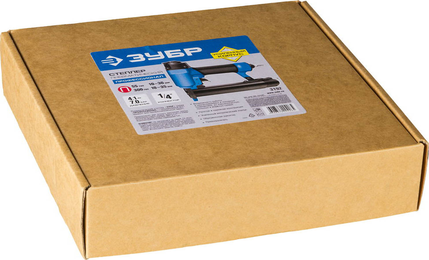 ЗУБР тип 55, пневматический степлер 3192 Профессионал купить по цене 4&nbsp;600 ₽ в интернет магазине ТЕХСАД