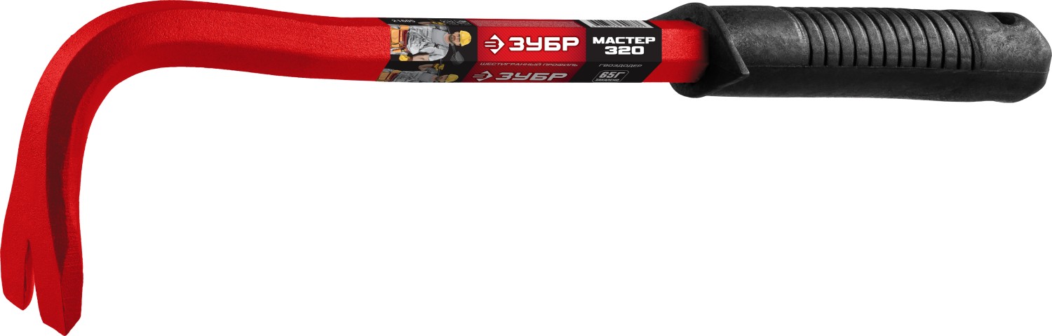 ЗУБР 320 мм, гвоздодер с рукояткой 21605 купить по цене 460 ₽ в интернет магазине ТЕХСАД