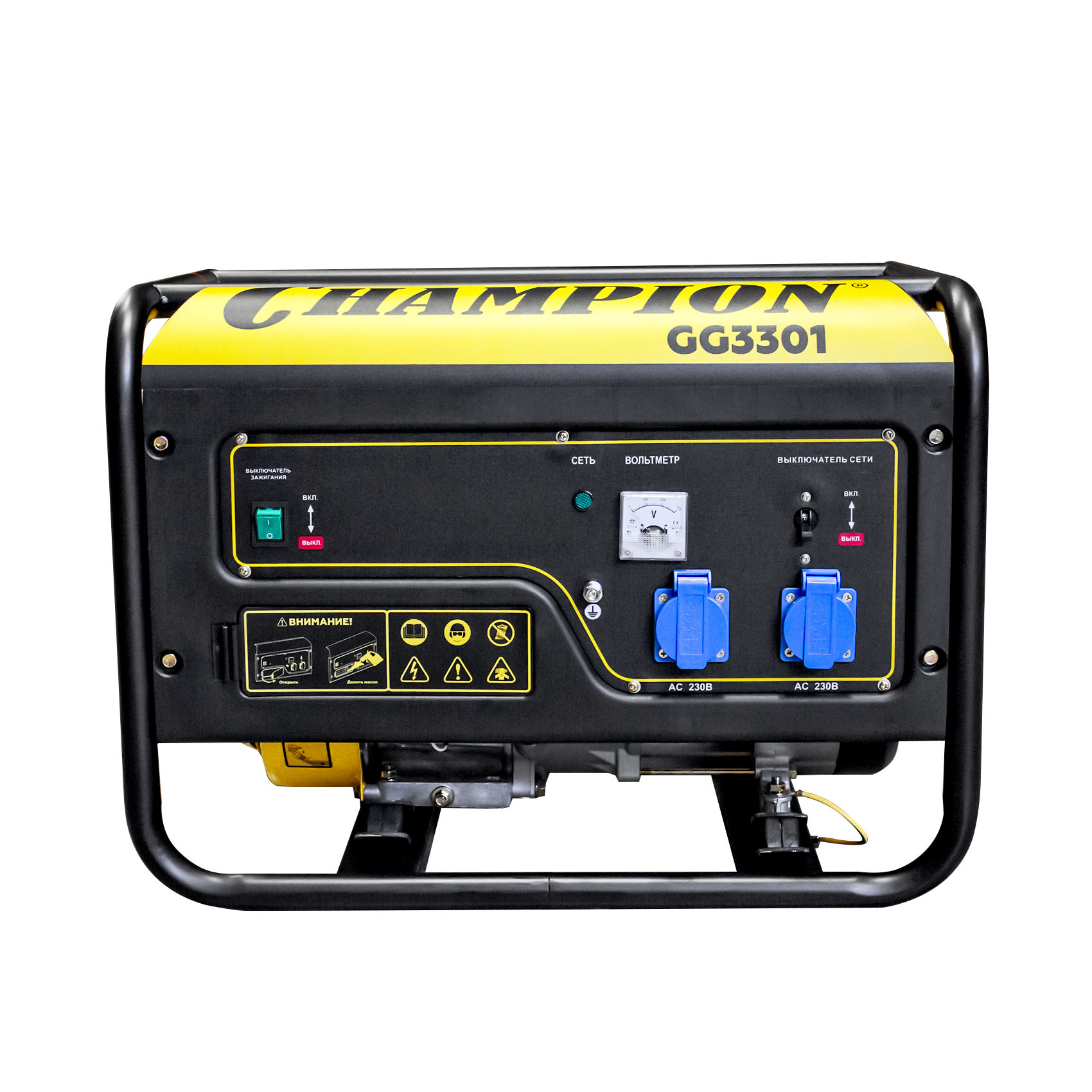 Генератор CHAMPION GG3301 купить по цене 30&nbsp;690 ₽ в интернет магазине ТЕХСАД