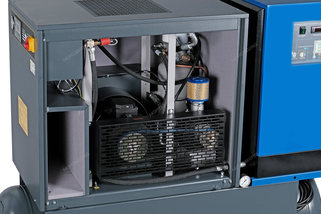 Компрессор винтовой NORDBERG NCS500/1400-10D купить по цене 640&nbsp;710 ₽ в интернет магазине ТЕХСАД