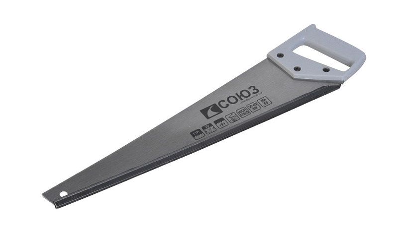 Ножовка по дереву СОЮЗ 1060-14-500С купить по цене 470 ₽ в интернет магазине ТЕХСАД