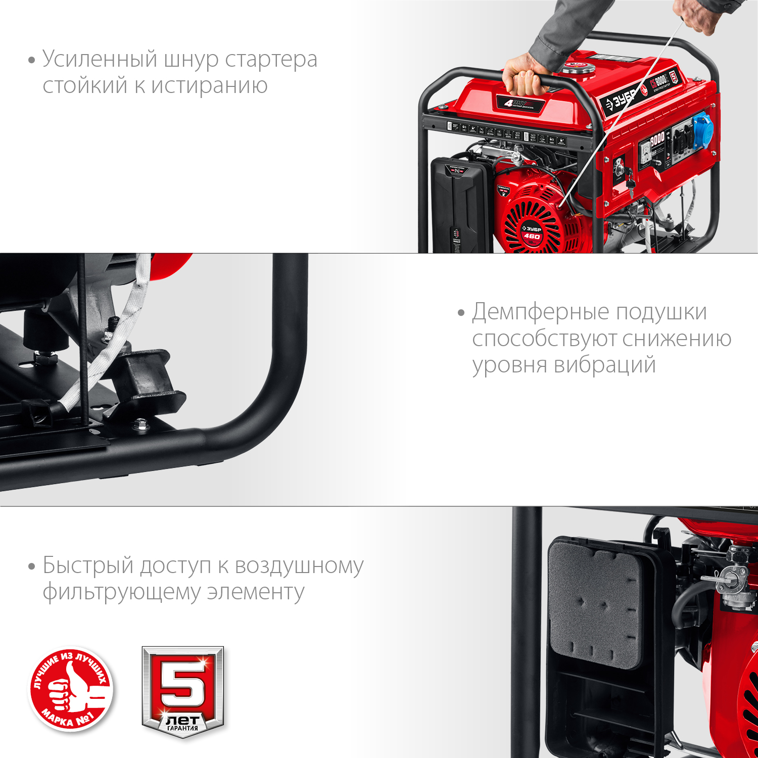 ЗУБР 8 кВт, однофазный, синхронный, щеточный, с электростартером, бензиновый генератор СБ-8000Е Мастер купить по цене 83&nbsp;220 ₽ в интернет магазине ТЕХСАД