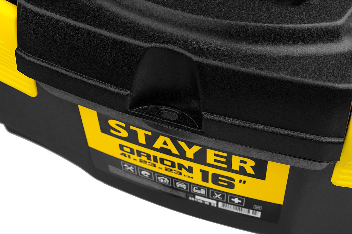 STAYER 410 x 230 x 230мм (16''), пластиковый, ящик для инструментов ORION-16 38110-16_z03 купить по цене 850 ₽ в интернет магазине ТЕХСАД