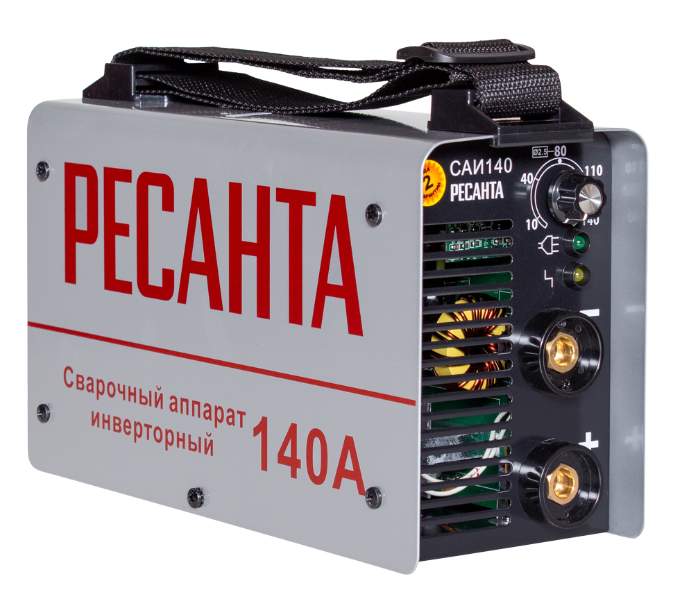 Сварочный аппарат инверторный Ресанта САИ 140 купить по цене 6&nbsp;790 ₽ в интернет магазине ТЕХСАД
