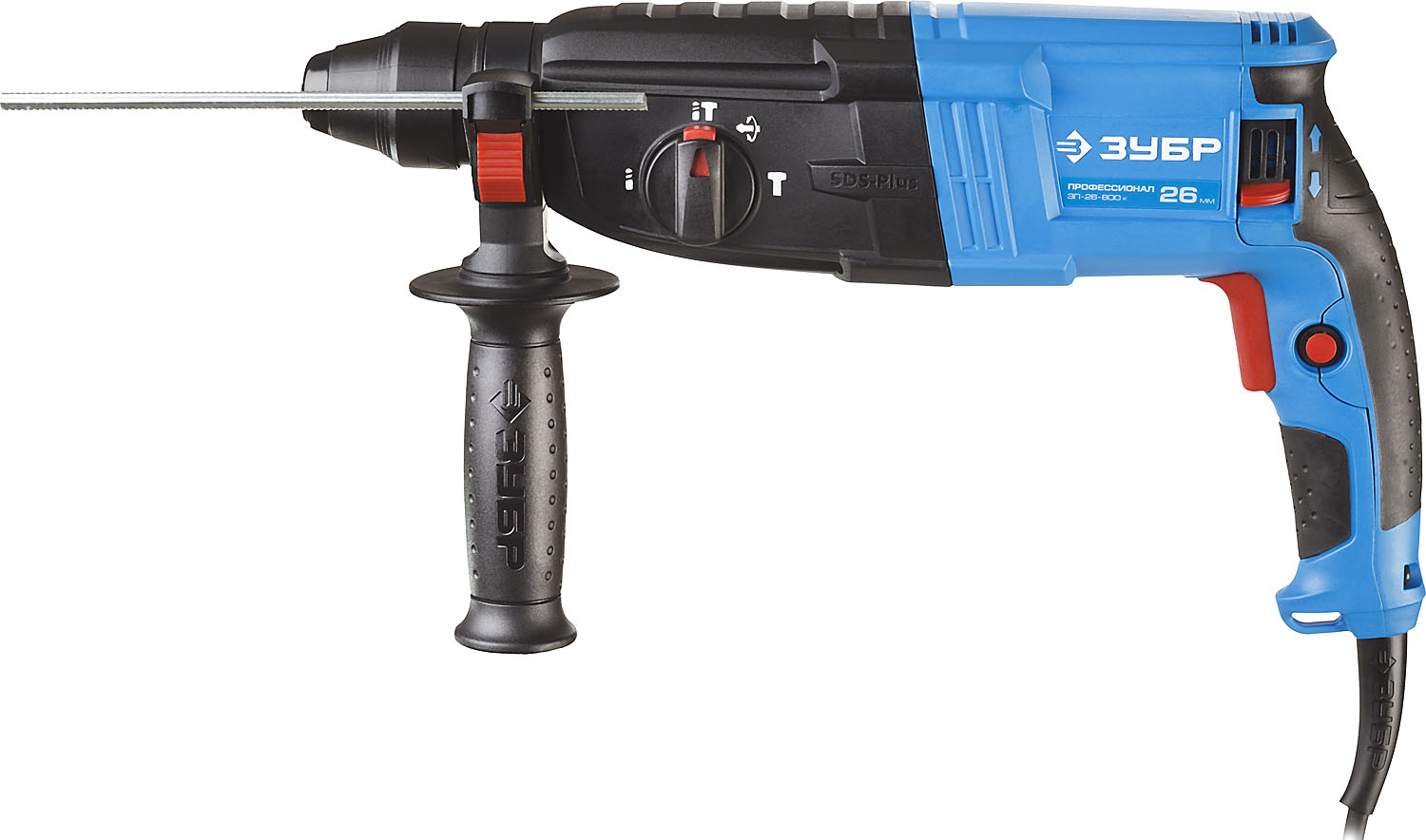 ЗУБР 800 Вт, 0-1200 об/мин, 0-4800 уд/мин, кейс, перфоратор горизонтальный ЗП-26-800 К Профессионал купить по цене 8&nbsp;410 ₽ в интернет магазине ТЕХСАД