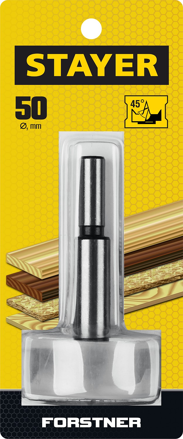 STAYER Ø50 х 90 мм, сверло Форстнера по дереву ''Maxcut'' 29985-50_z01 купить по цене 600 ₽ в интернет магазине ТЕХСАД