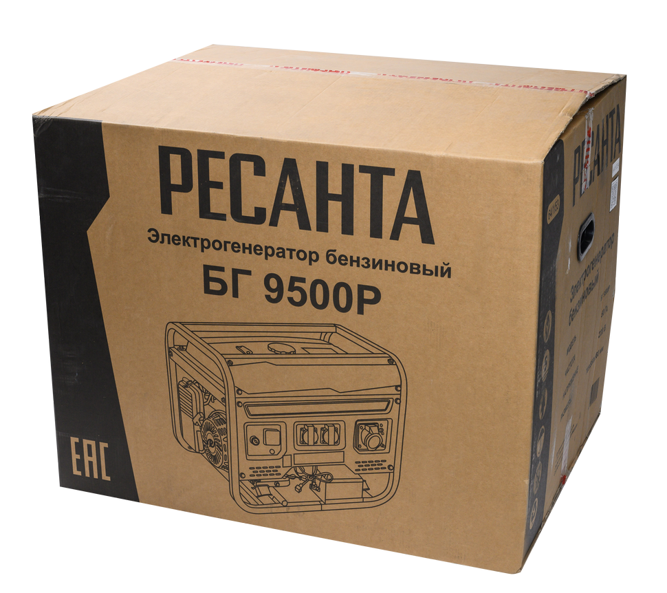 Электрогенератор Ресанта БГ 9500 Р купить по цене 68&nbsp;290 ₽ в интернет магазине ТЕХСАД