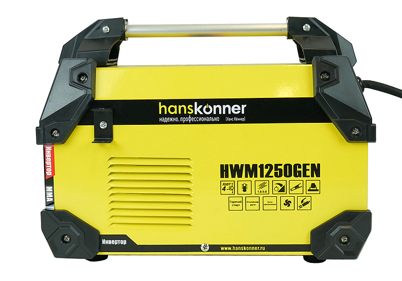 Сварочный инвертор Hanskonner HWM1250GEN купить по цене 17&nbsp;390 ₽ в интернет магазине ТЕХСАД