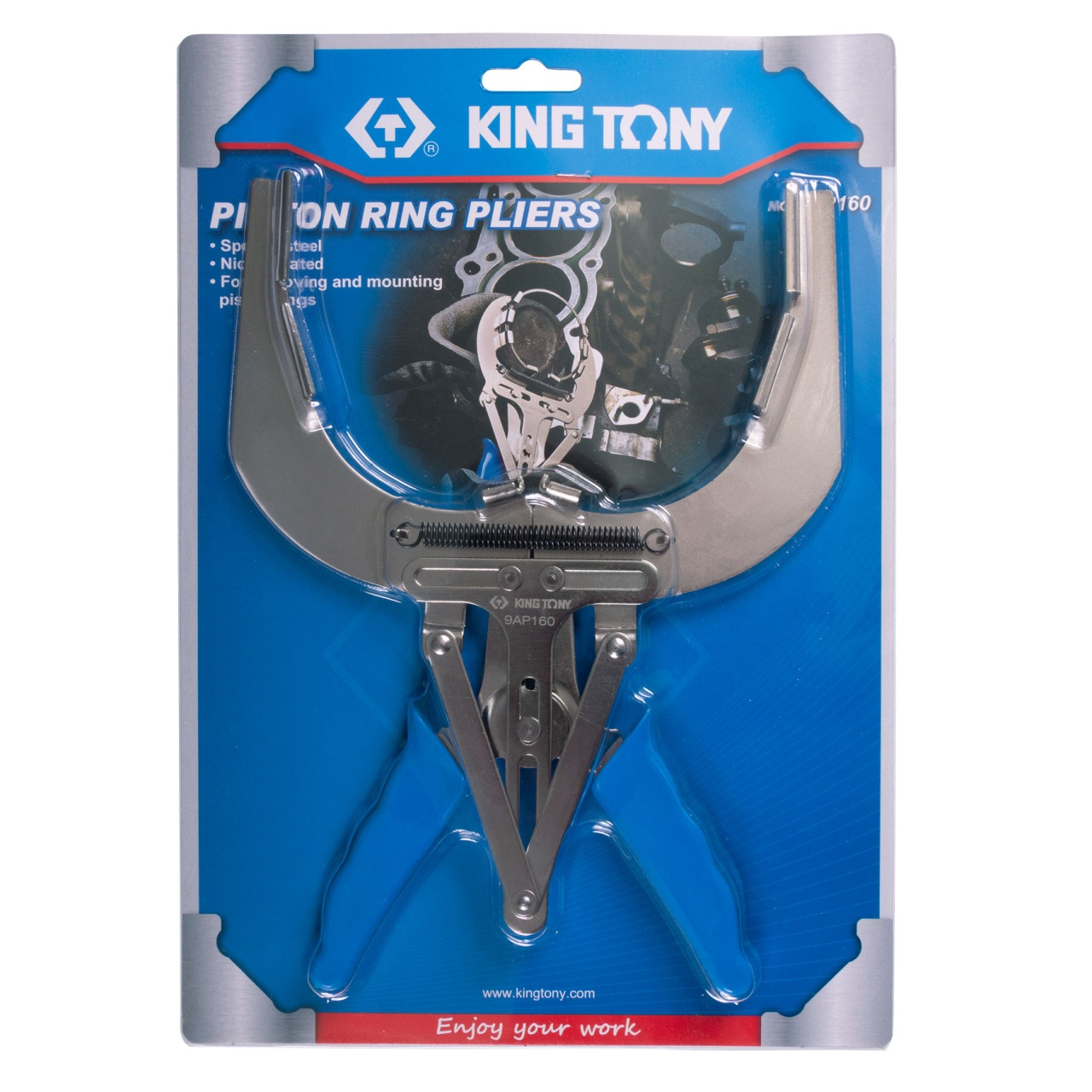 Щипцы для поршневых колец, 110-160 мм KING TONY 9AP160 купить по цене 2&nbsp;870 ₽ в интернет магазине ТЕХСАД
