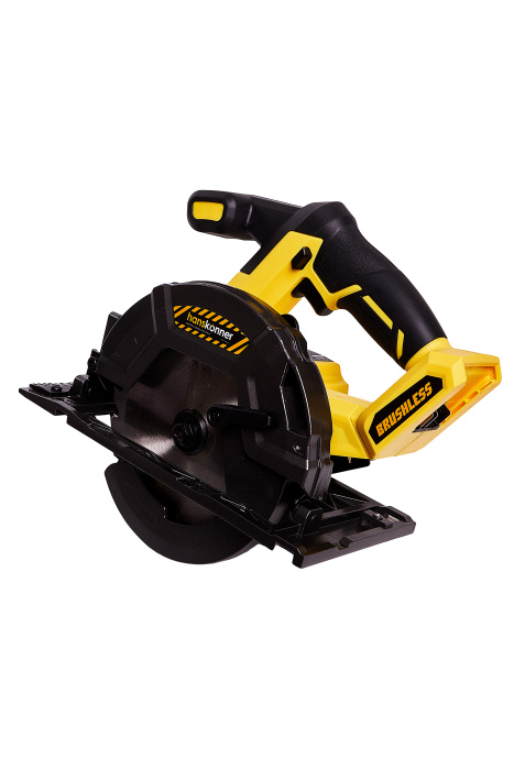 Аккумуляторная циркулярная пила Hanskonner HCS1857BL Unibattery купить по цене 16&nbsp;850 ₽ в интернет магазине ТЕХСАД