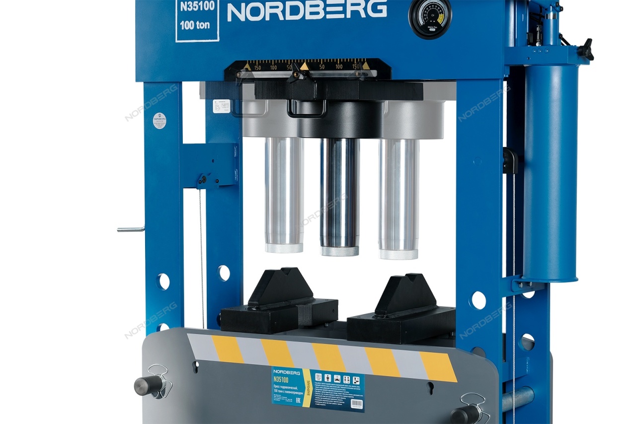 Пресс напольный 100 т PRO, гидравлический NORDBERG N35100 купить по цене 416&nbsp;658 ₽ в интернет магазине ТЕХСАД