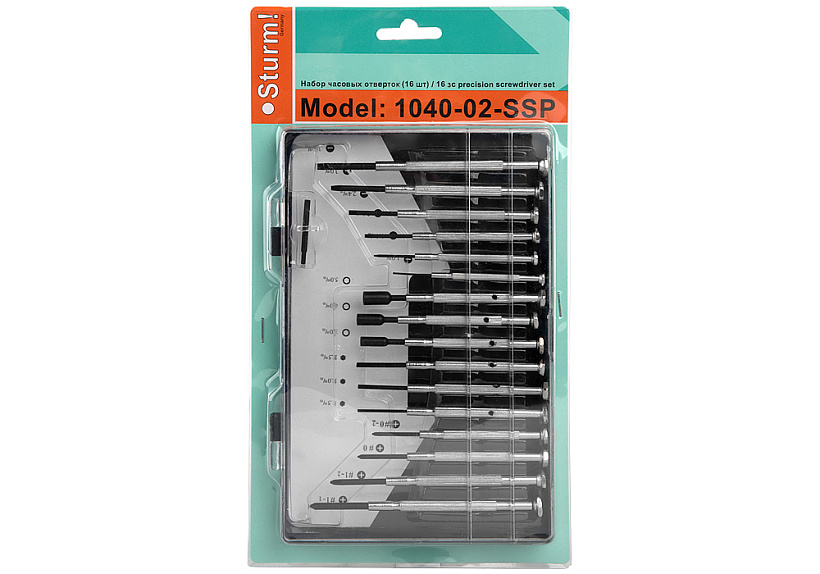 Набор часовых отверток Sturm! 1040-02-SSP купить по цене 710 ₽ в интернет магазине ТЕХСАД