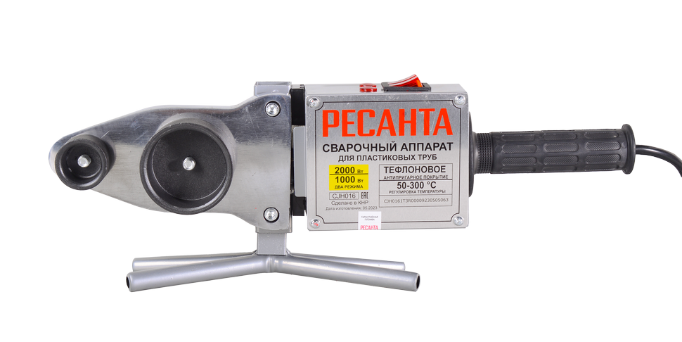 Аппарат для сварки ПВХ труб Ресанта АСПТ-2000К купить по цене 3&nbsp;290 ₽ в интернет магазине ТЕХСАД