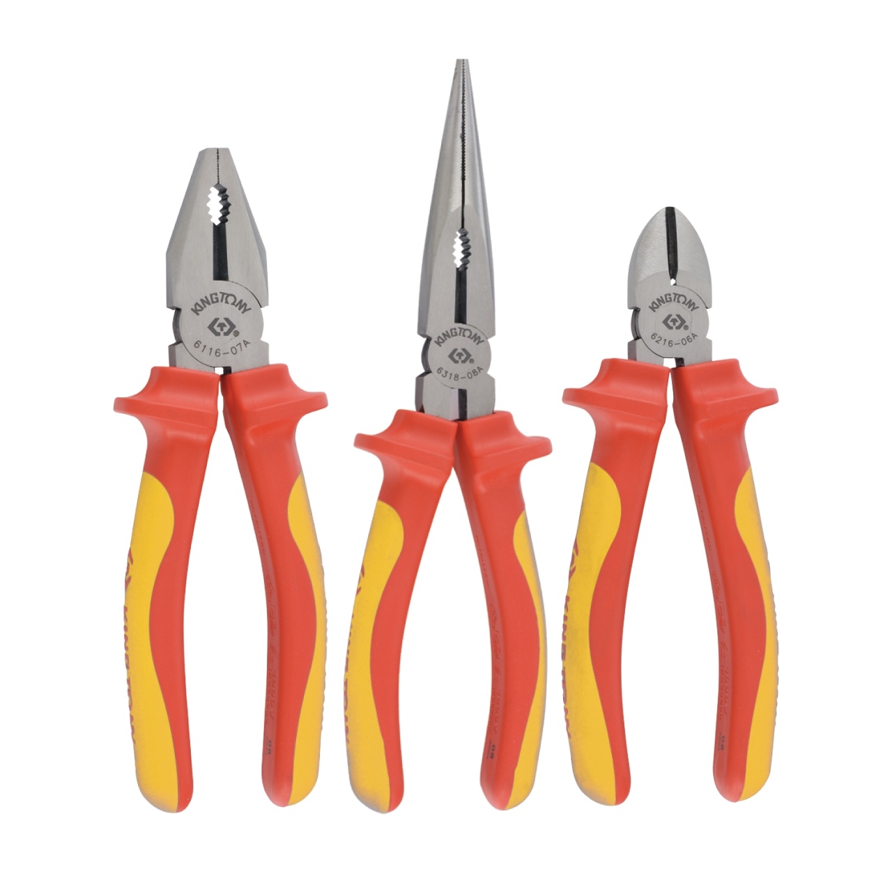 Набор пассатижей и бокорезов, диэлектрических, 3 предмета KING TONY 40603GP купить по цене 7&nbsp;060 ₽ в интернет магазине ТЕХСАД