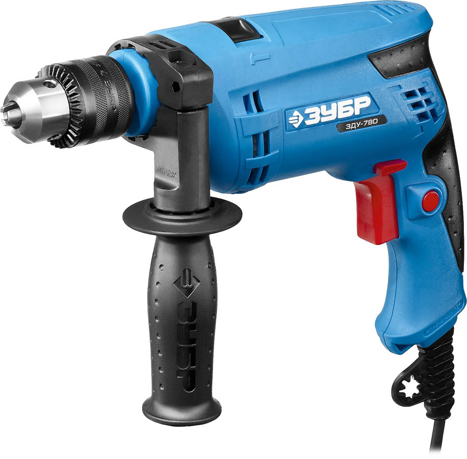 ЗУБР 780 Вт, кейс, дрель ударная ЗДУ-780 ЭРКМ2 Профессионал купить по цене 5&nbsp;390 ₽ в интернет магазине ТЕХСАД