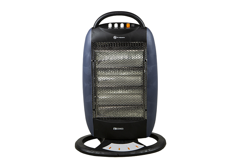 Обогреватель галогеновый инфракрасный СОЮЗ ГОС-1200 купить по цене 2&nbsp;490 ₽ в интернет магазине ТЕХСАД