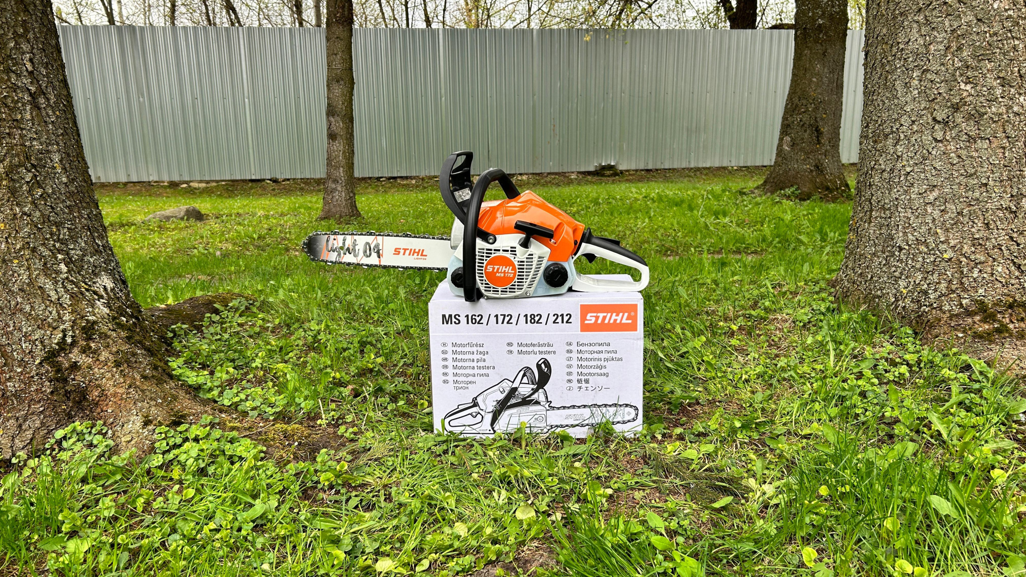 Бензиновая цепная пила бензопила STIHL MS 172 купить по цене 15 990 ₽ в интернет магазине ТЕХСАД