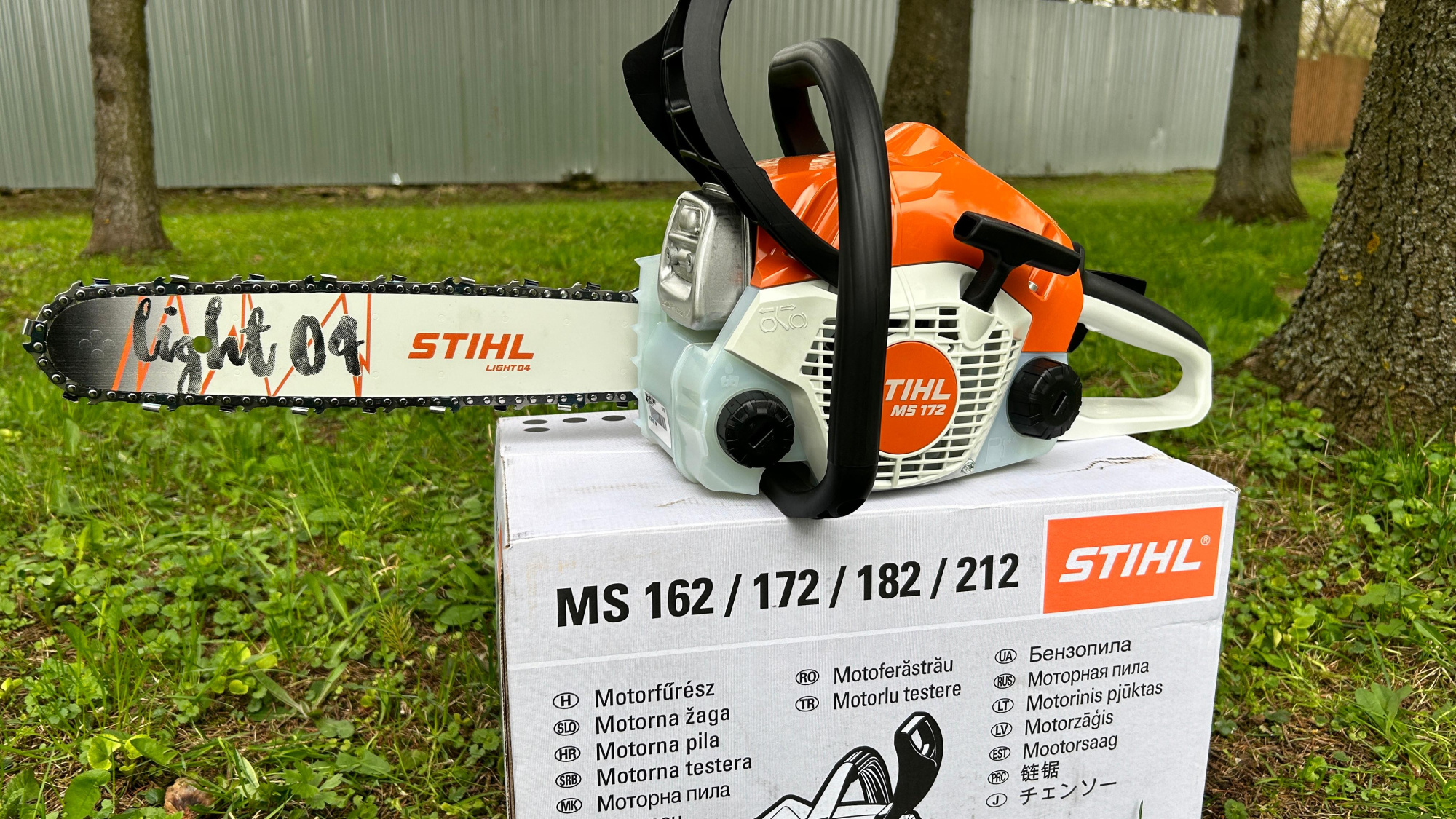 Бензиновая цепная пила бензопила STIHL MS 172 купить по цене 15 990 ₽ в интернет магазине ТЕХСАД