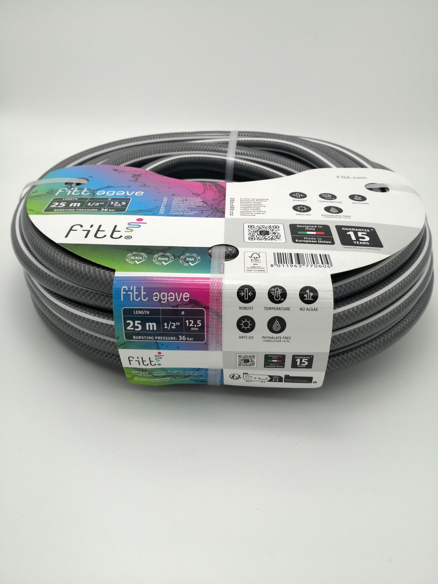 Шланг FITT ''Agave'', 1/2'', 25м, 36бар купить по цене 2&nbsp;190 ₽ в интернет магазине ТЕХСАД