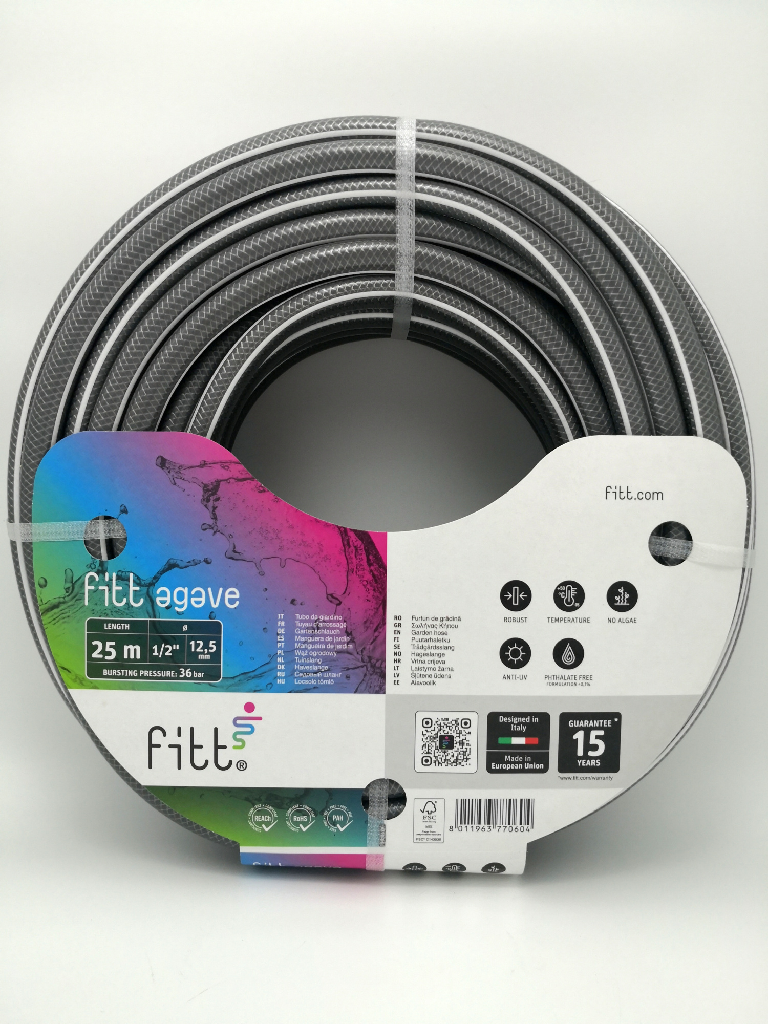 Шланг FITT ''Agave'', 1/2'', 25м, 36бар купить по цене 2&nbsp;190 ₽ в интернет магазине ТЕХСАД