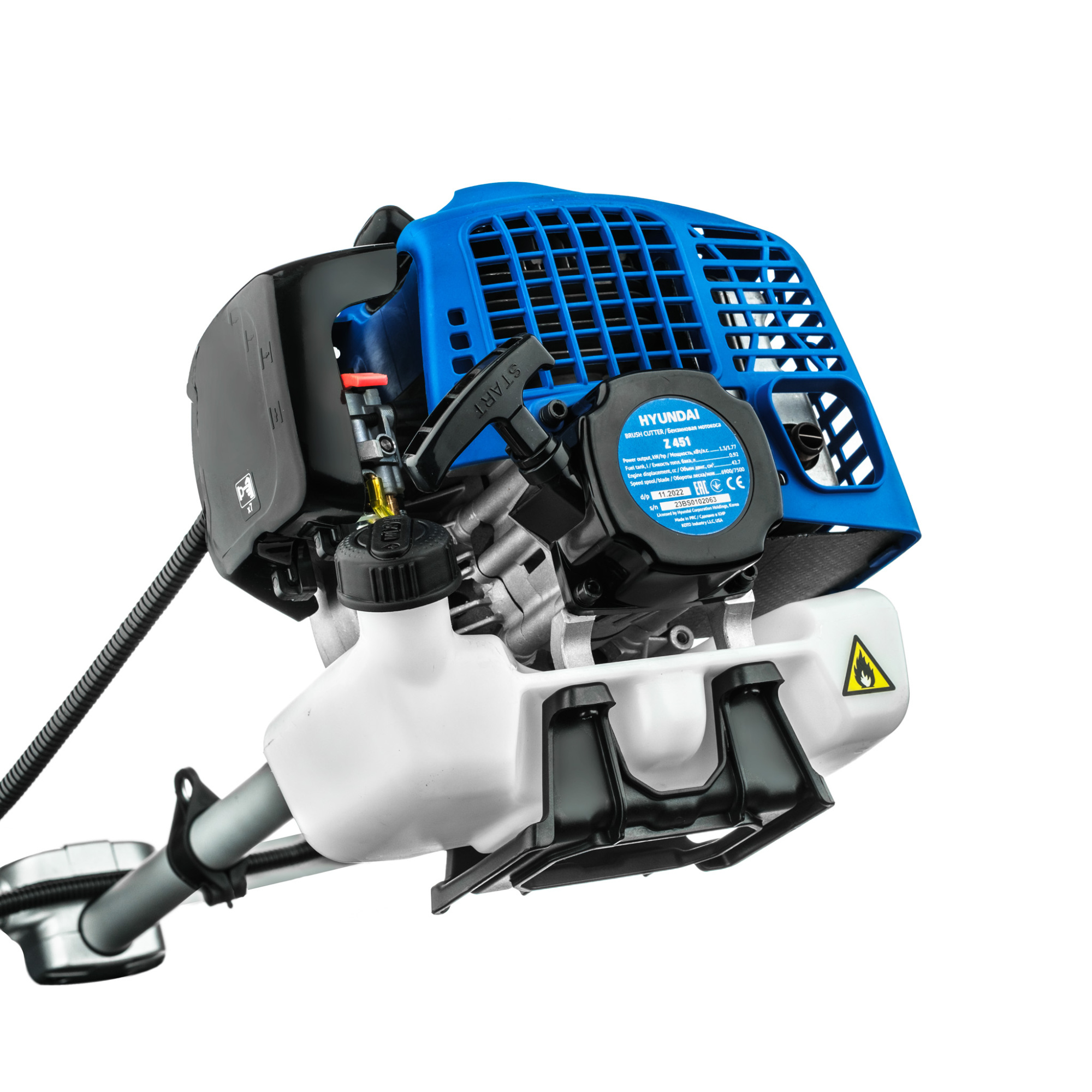 Бензокоса Hyundai Z 451 купить по цене 20&nbsp;090 ₽ в интернет магазине ТЕХСАД