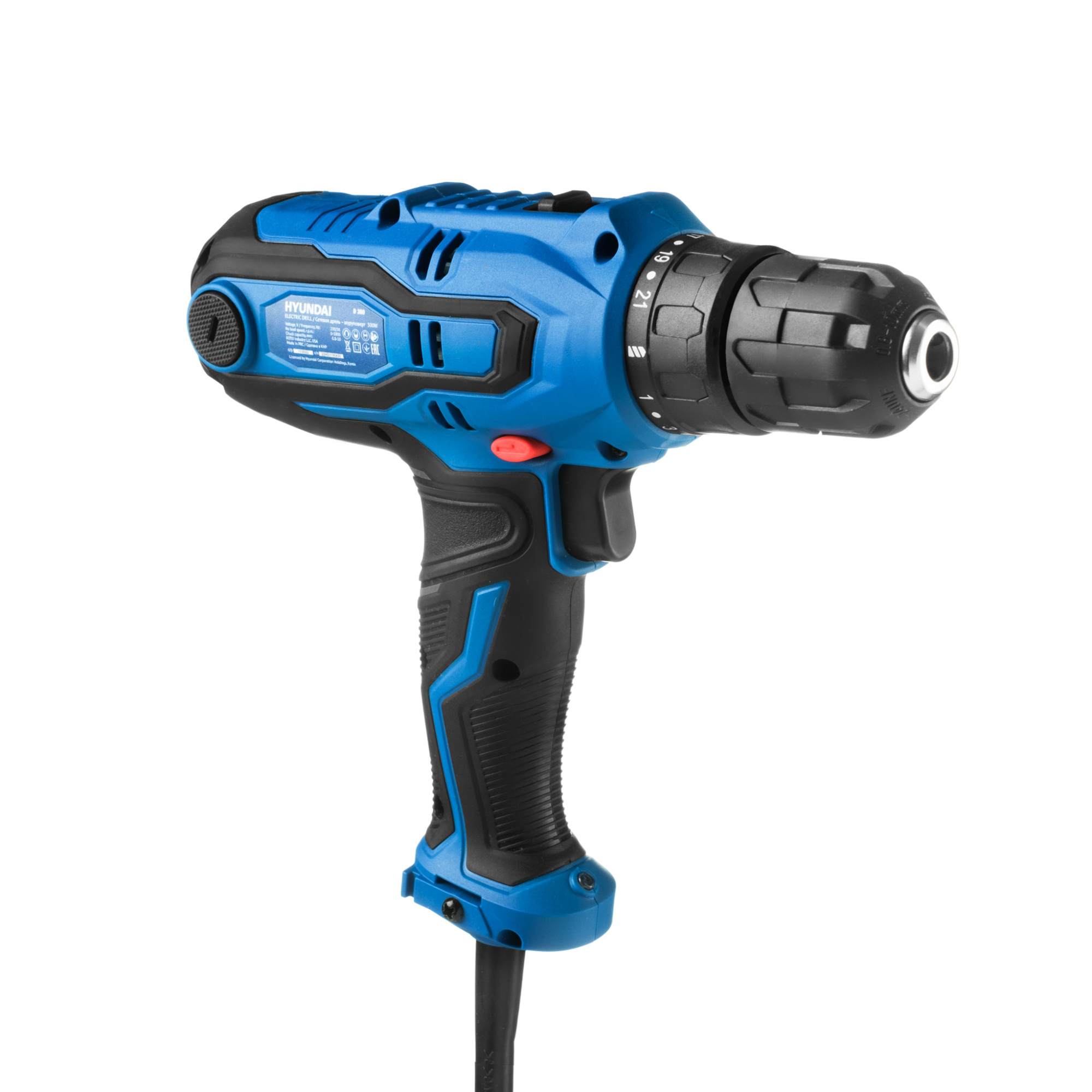 Сетевая дрель-шуруповерт Hyundai D 360 купить по цене 2&nbsp;850 ₽ в интернет магазине ТЕХСАД