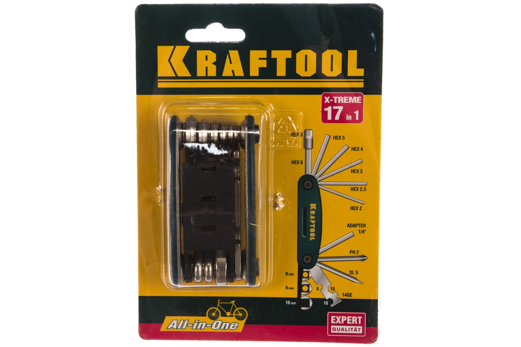 KRAFTOOL 16-в-1, набор для обслуживания велосипеда 26182-H16 EXPERT купить по цене 840 ₽ в интернет магазине ТЕХСАД