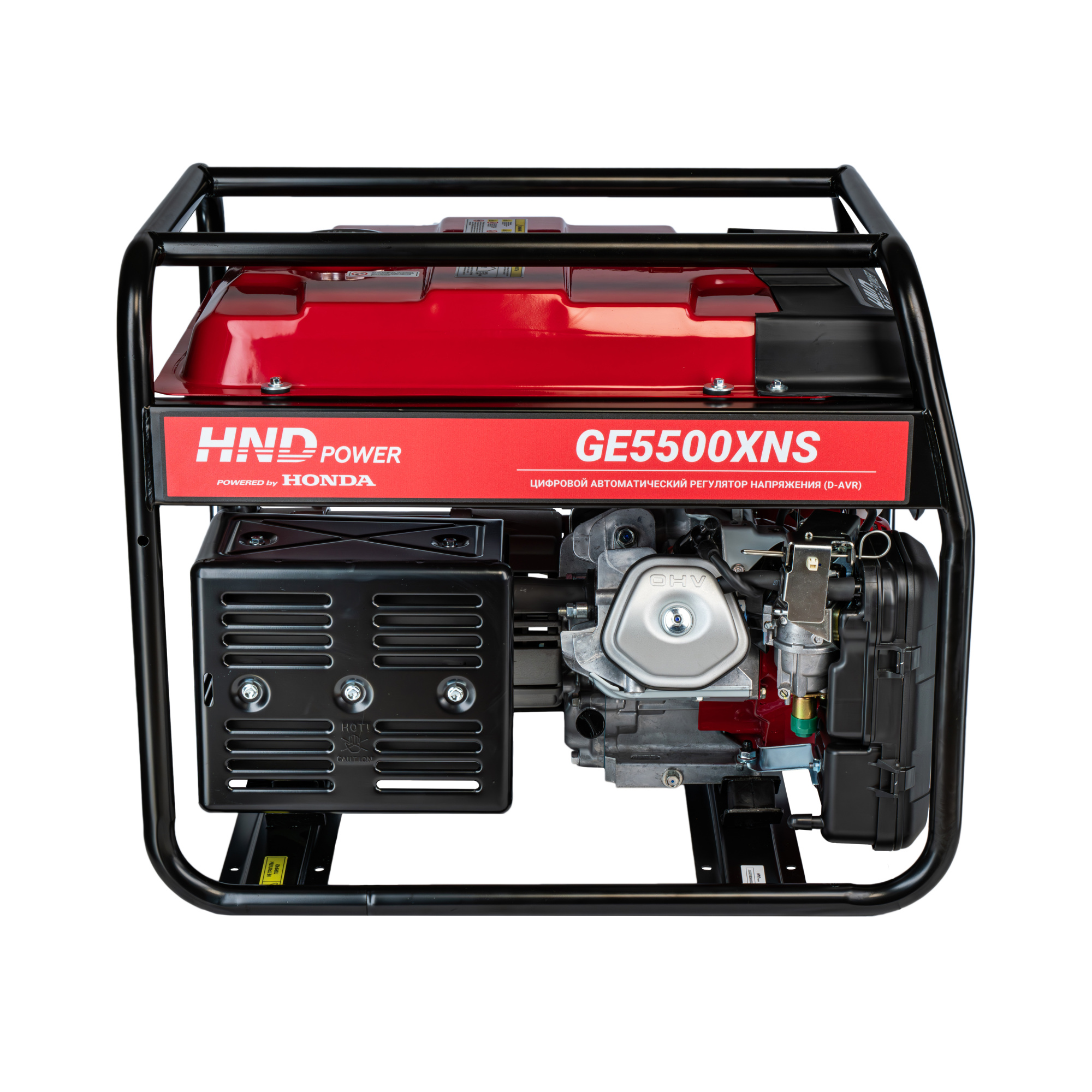 Бензиновый генератор HND GE5500XNS (с двигателем Honda, 5,5 кВт) купить по цене 99&nbsp;900 ₽ в интернет магазине ТЕХСАД